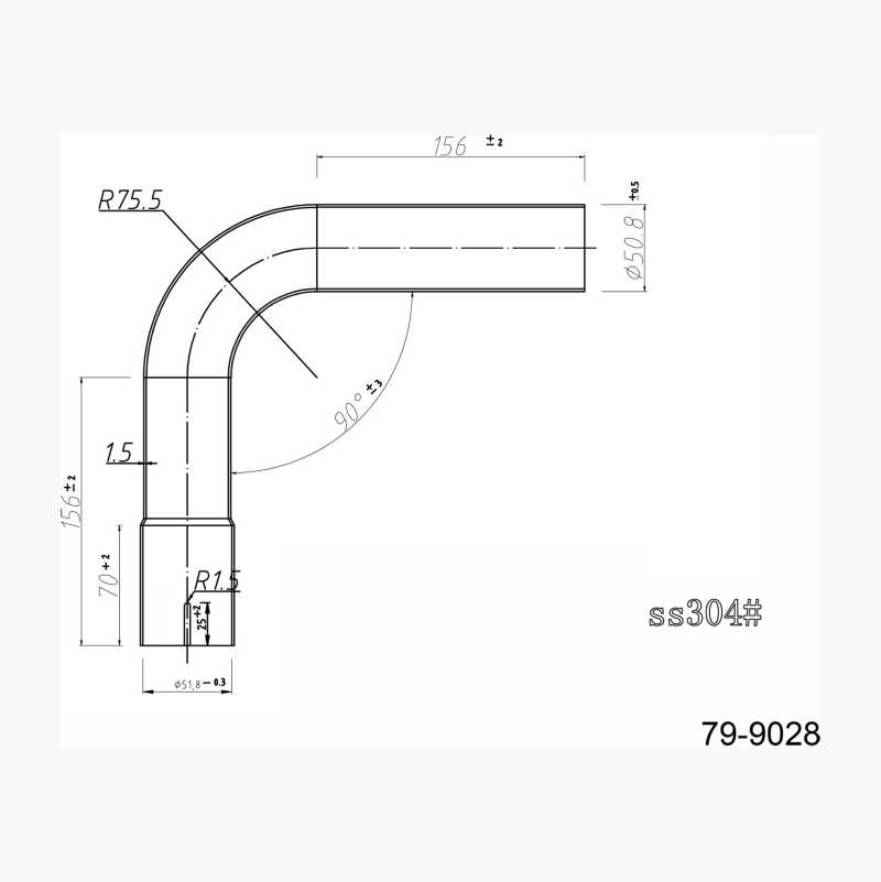 Rörböj med muff 90 51 mm Biltema se