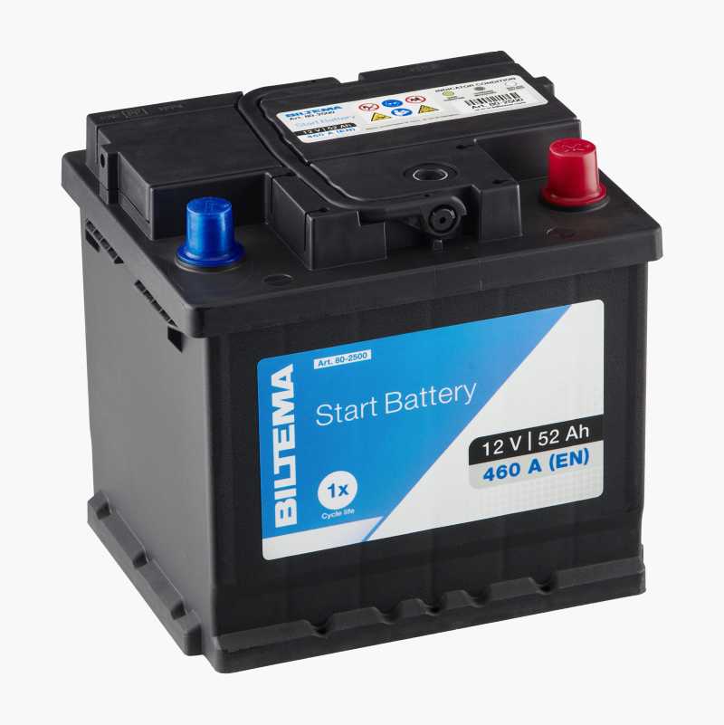 Starter Battery V Ah Biltema Dk