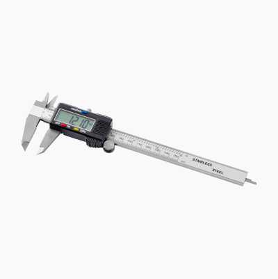 Digital caliper clearance