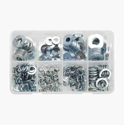 1,830-Piece M8, M10, M12 Nut, Bolt & Washer Assortment Kit - Grade 8.8 Zinc Plated Steel