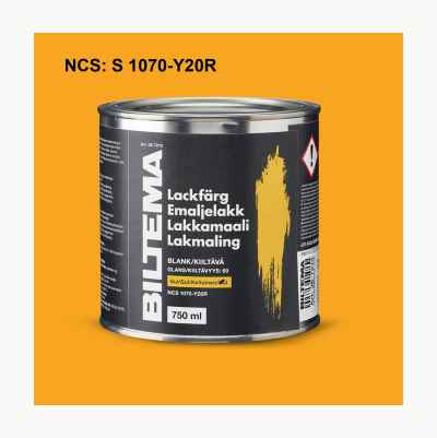 Lackfärg, blank, röd, 0,75 liter - Biltema.se