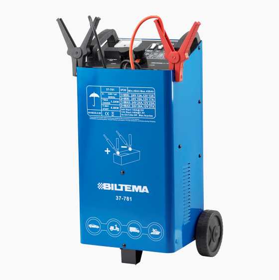 Battery charger with booster and starter assistance Biltema.fi