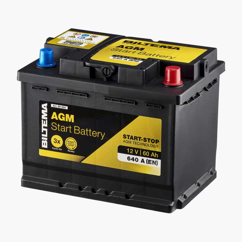 Agm Batteri Som Startbatteri