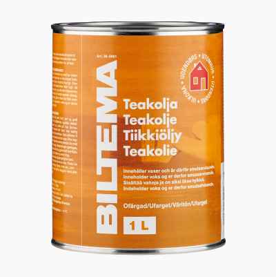 Teakolje biltema