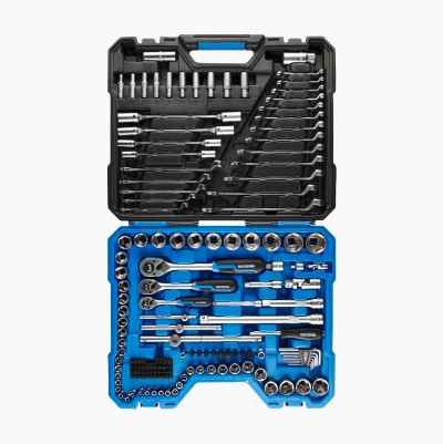 Socket and Spanner Set, 152 parts - Biltema.no