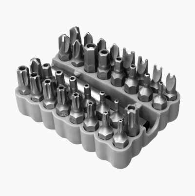 T40 Torx Bit Set (3-Pack) – 1", 2", & 6" Extra Long Magnetic Tipped Star Bits, Hex Shank, CR-MO Steel