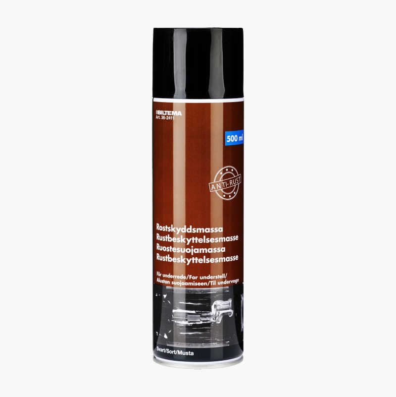 Rust-proofing undercarriage compound, black, 500 ml - Biltema.se