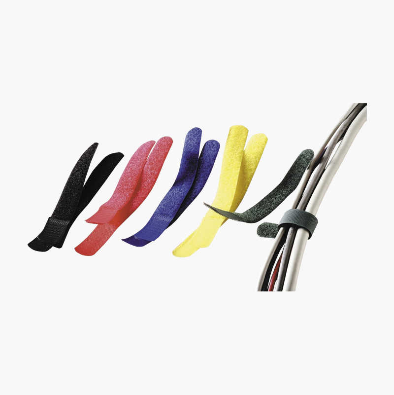 Cable tie in velcro tape, 10-pack 