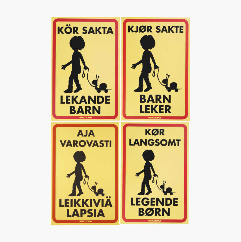 'Children at Play' Sign