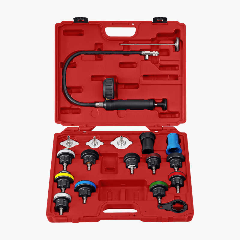 Radiator pressure tester kit