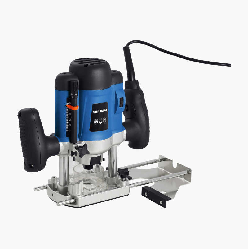 Plunge cutting router, 1200 W - Biltema.dk
