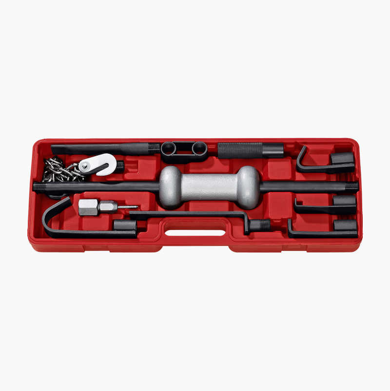 Slide hammer set, 12 parts