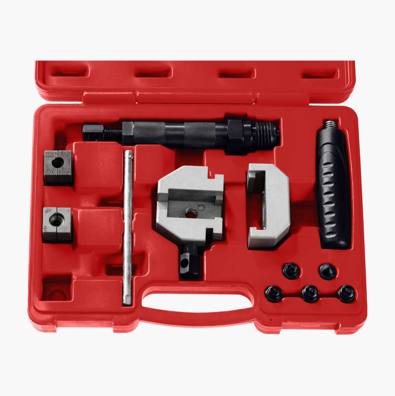 Brake pipe store flaring tool kit