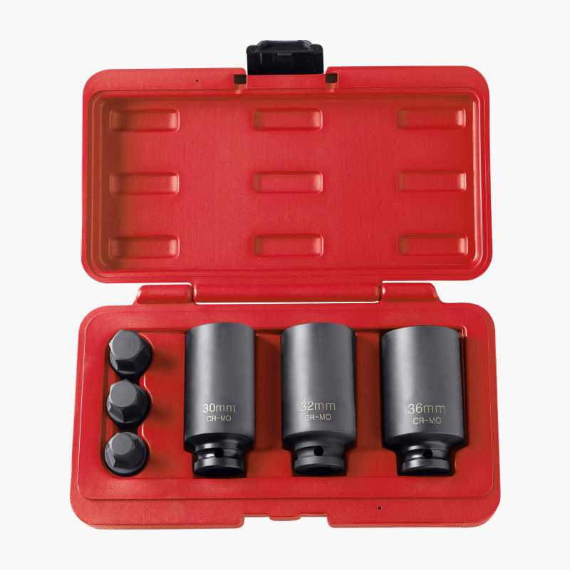 Wheel Hub Sockets 1/2", 6pack Biltema.fi