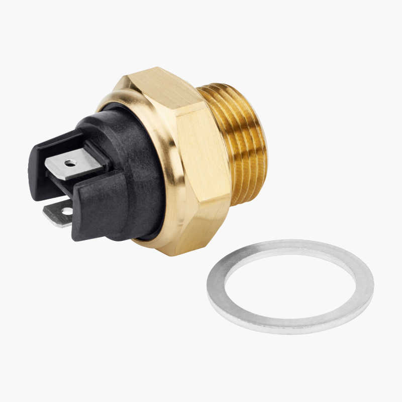 Thermostat sensor for cooling fan