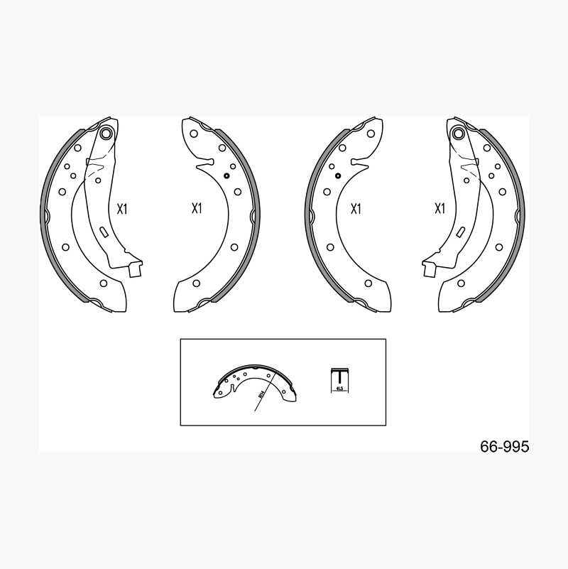 BRAKE SHOES ASBESTOS FREE Biltema.se