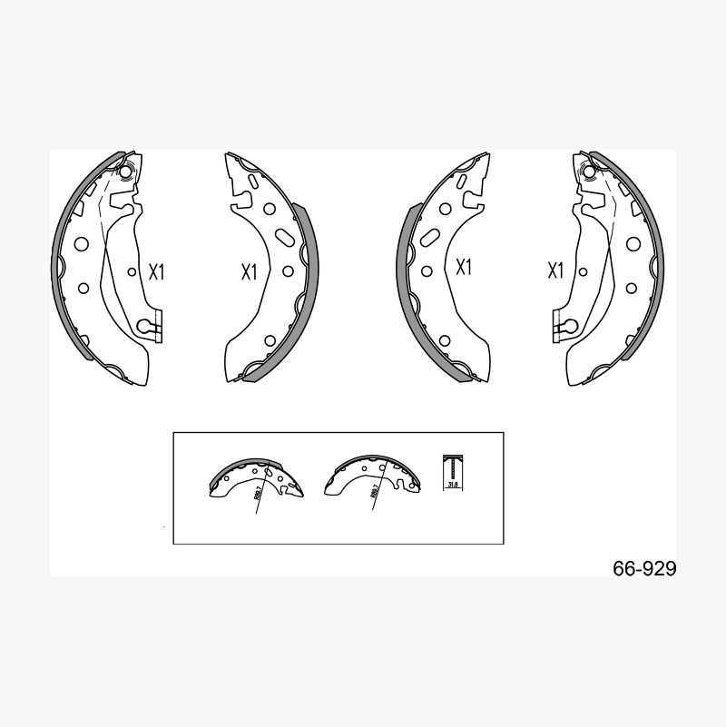Brake shoe kit