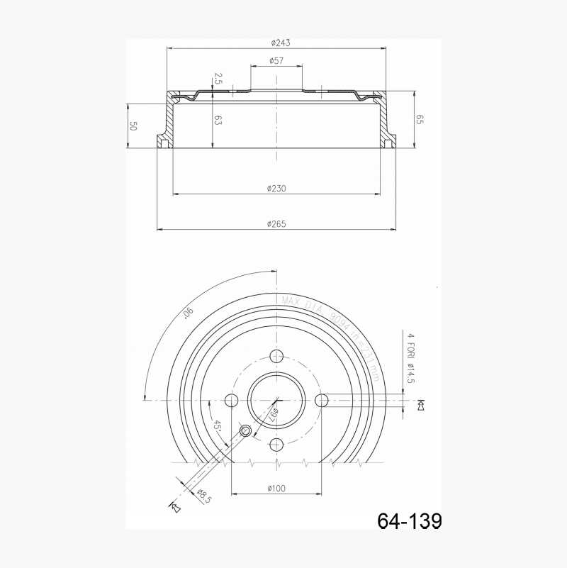 BRAKE DRUM