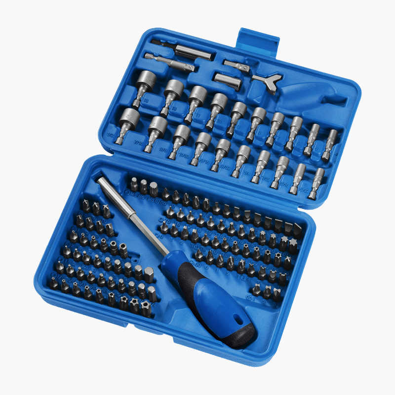 Socket and Bit Set, 122 parts 