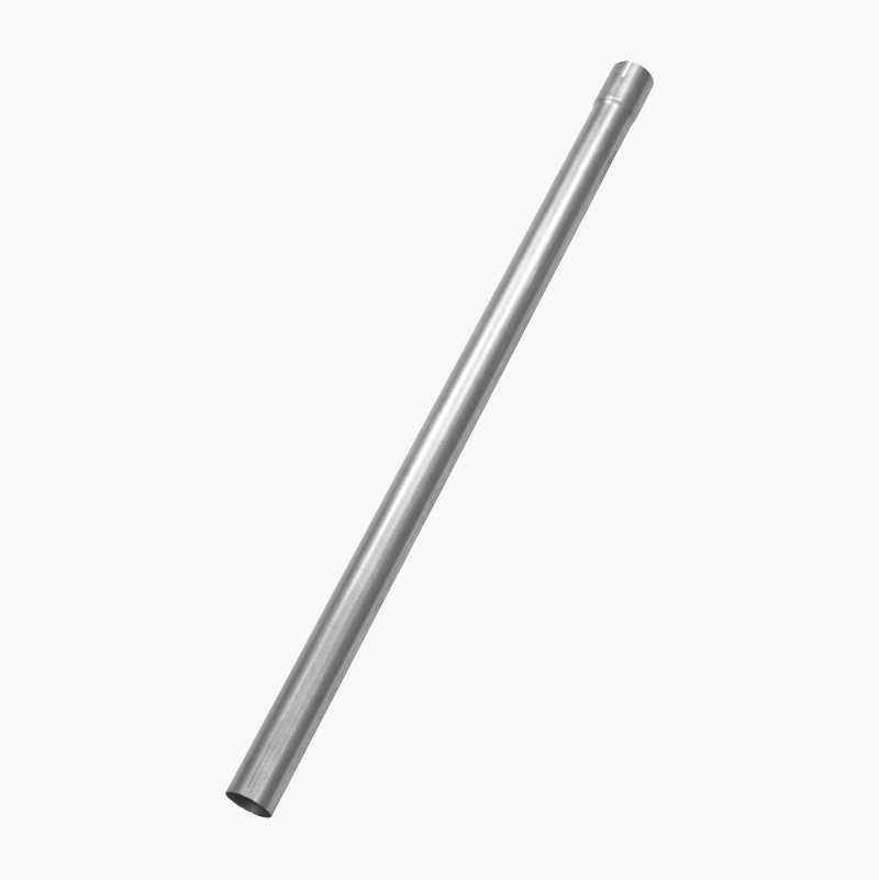 Rett rør med muffe, 1 m, 51 mm - Biltema.no