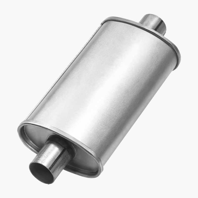 Silencer, aluminised steel, 51,5 mm