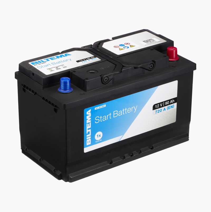 Starter battery, 12 V, 90 Ah 