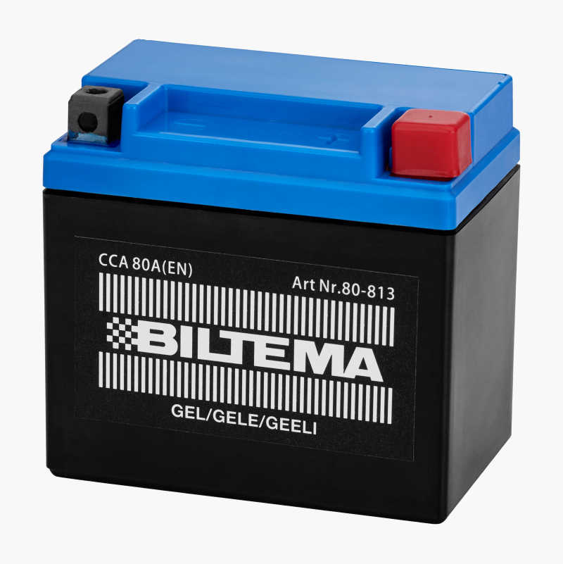 Motorcycle battery Gel, 12 V, 5 Ah, 114 x 69 x 109 mm