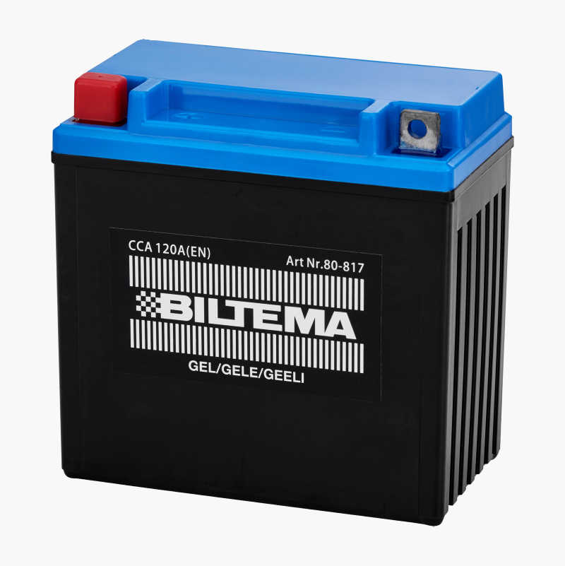 tilbehør Typisk Skur MC-batteri Gel, 12 V, 8,6 Ah, 150 x 87 x 93 mm - Biltema.dk