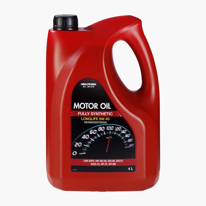 Fully Synthetic Engine Oil 5W40 Biltema.fi
