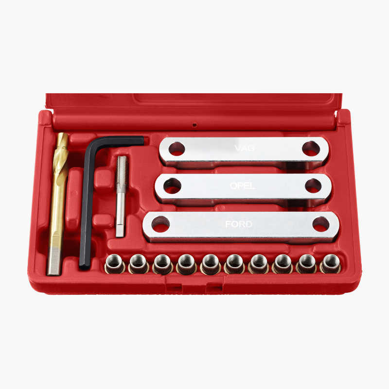 Screw thread repair kit, brake calliper