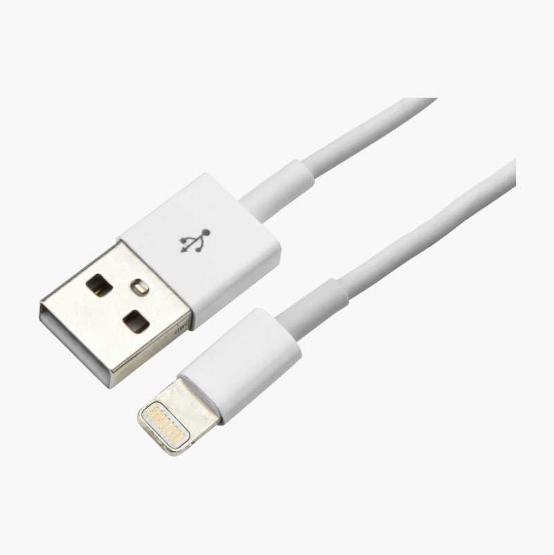 USB-kabel med Lightning-kontakt 