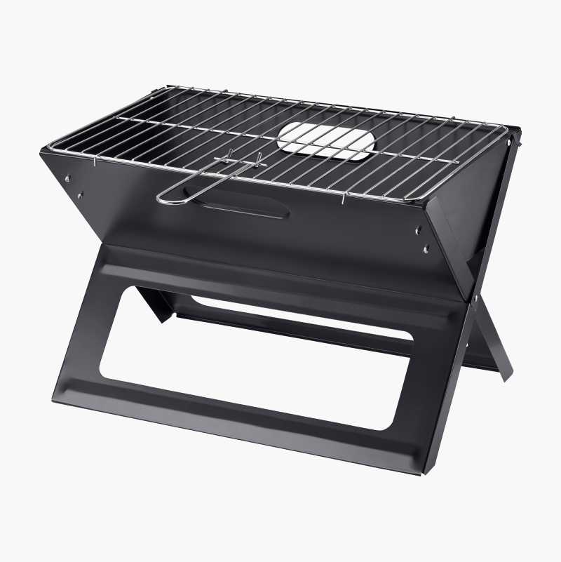 Portable gas grill, stainless, 4.7 kW 