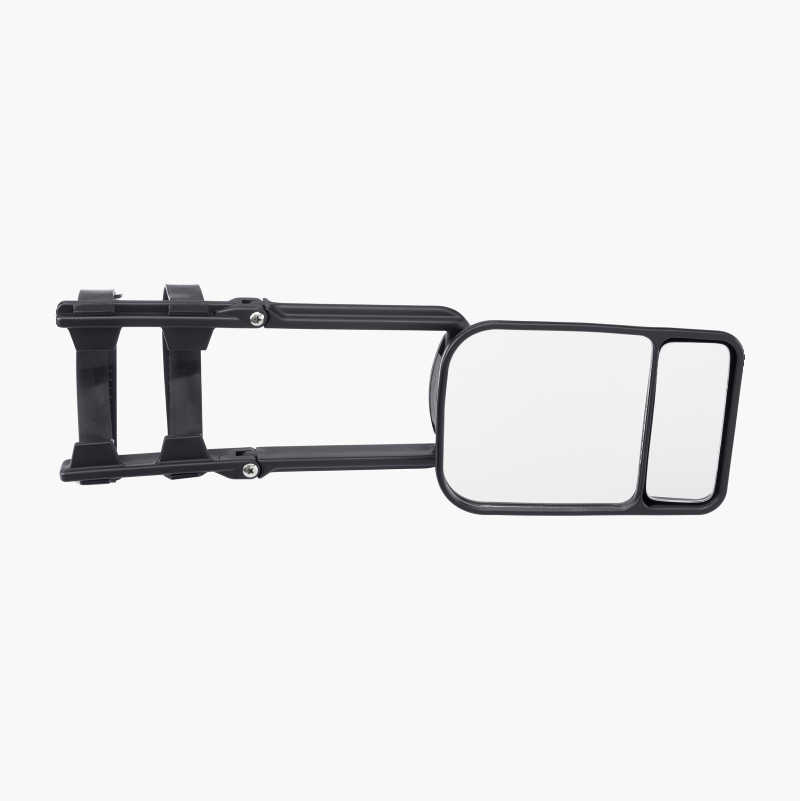 Caravan rear-view mirror, split