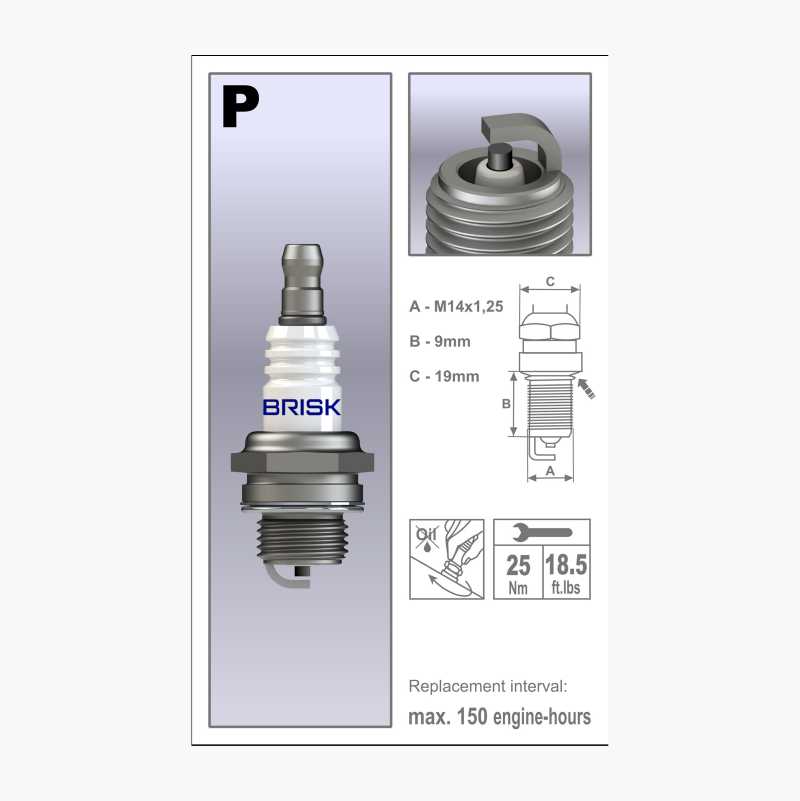 Spark plug P15