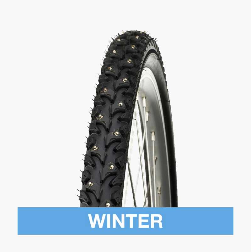 Studded bike tyre 26", 47–559 mm