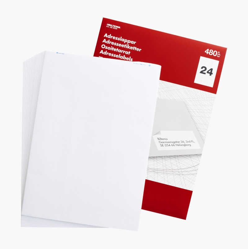 Adresselapper klistremerker