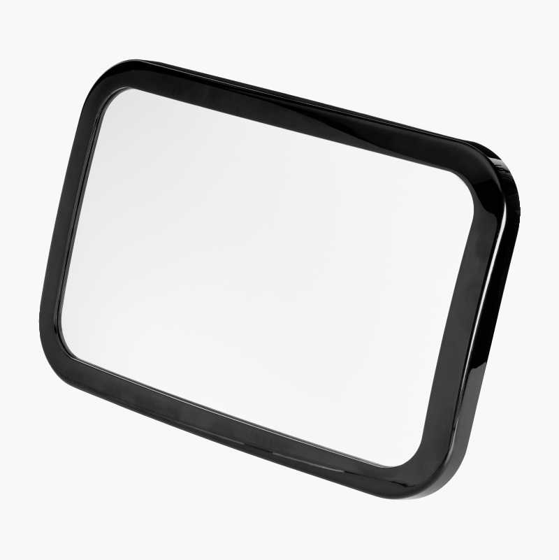 Rear seat mirror, rectangular