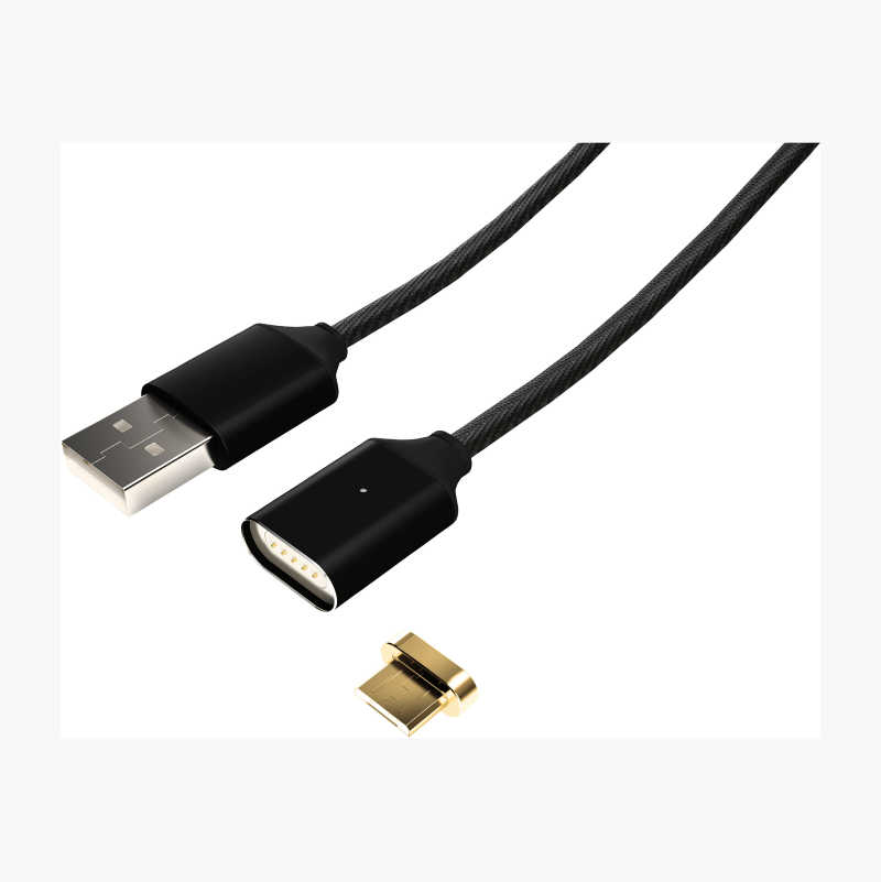 USB cable with magnetic connection, 1 - Biltema.dk