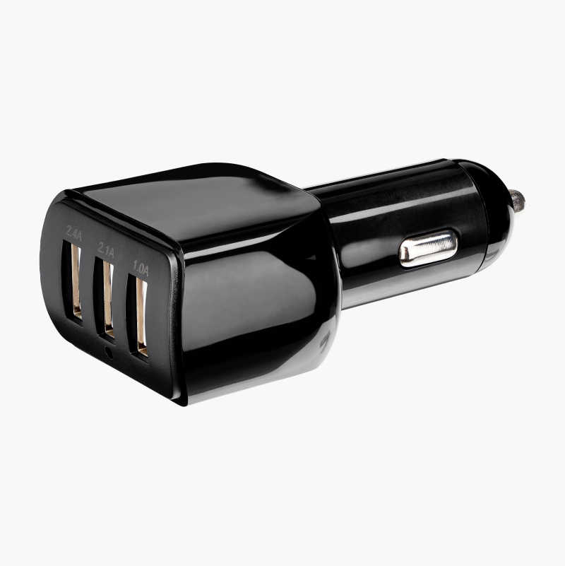 nominelt længde Tick Billader med 3 USB-udtag, 12/24 V - Biltema.dk