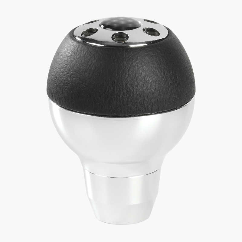 Gear Lever Knob, black/aluminium.