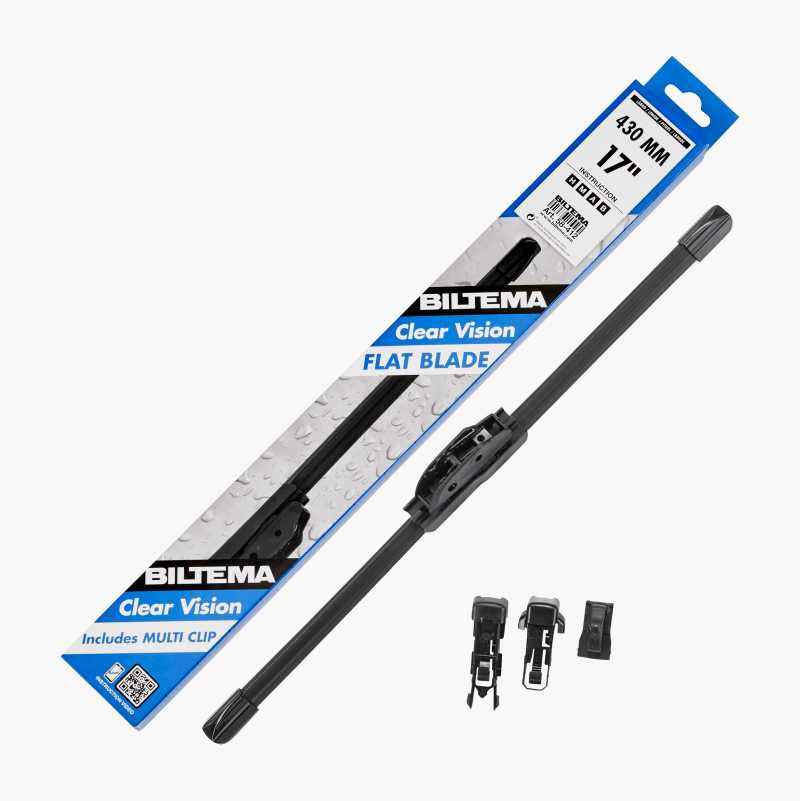 Wiper blade Flatblade 430 mm (17"), 1 st.