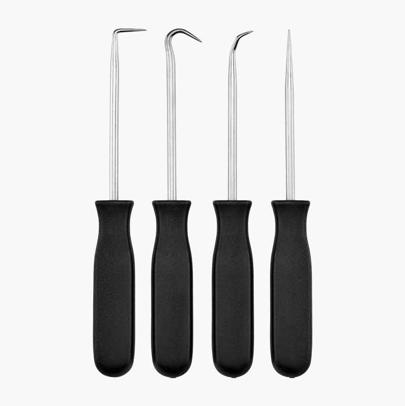 Pick, hook, and scribe set, 4 parts