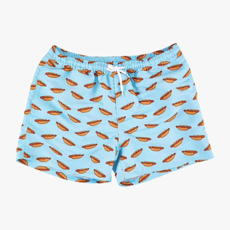 Beach shorts “Biltema Hot Dog”, turquoise Biltema.dk