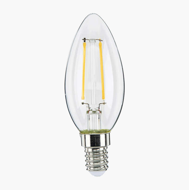 Candle Bulb E14, clear Biltema.no