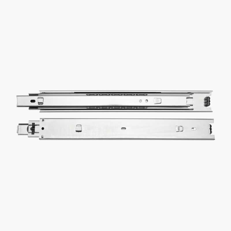Sliding rails for drawers