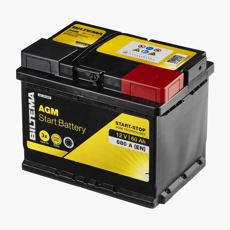 Batería Solite Agm AGM. AGM60. 60Ah 12V. Caja L2 (242x174x189mm