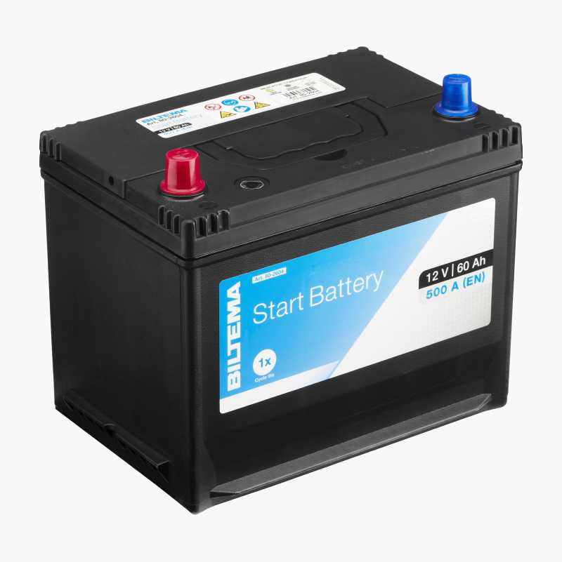 kapital frekvens undulate Startbatteri SMF, 12 V, 60 Ah - Biltema.dk