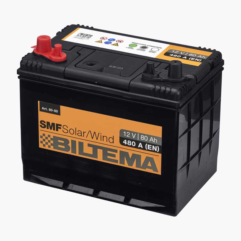 Bilbatteri 12v 80 Ah