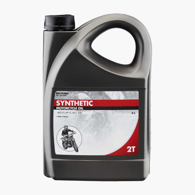 Two-stroke oil, synthetic, 4 litre - Biltema.dk