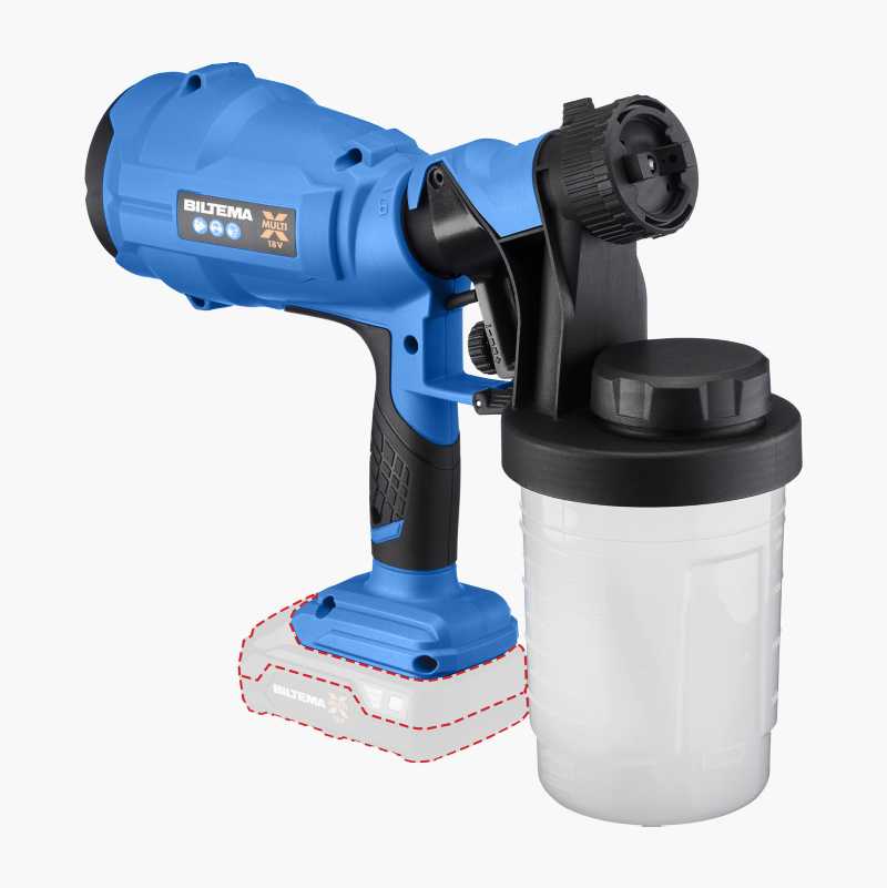 Paint spray PG 18V Biltema.fi